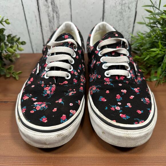 Vans Era Women's Ditsy Floral Lace Up Sneakers Size 9 - Picture 3 of 9